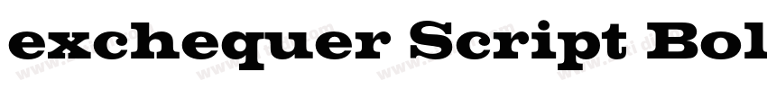 exchequer Script Bol字体转换 exchequer Script Bol字体转换